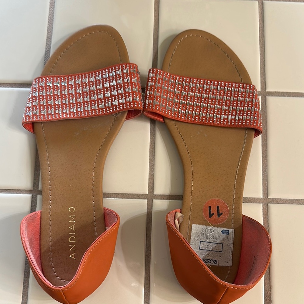 Women's Orange Sandals